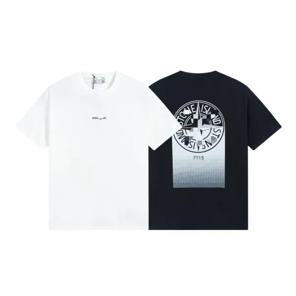 Design Abstract Graphic Print Black T-Shirt - 10
