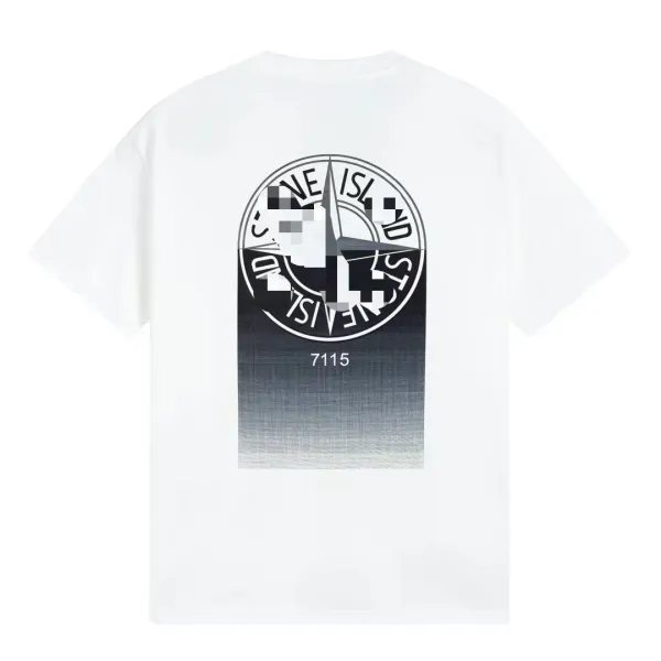 Design Abstract Graphic Print Black T-Shirt - 14
