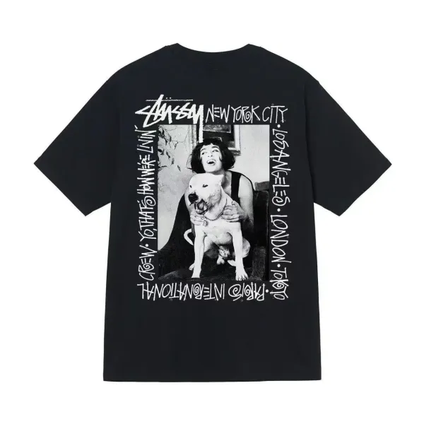 Stussy Wizard Graphic T-Shirt Black - 9