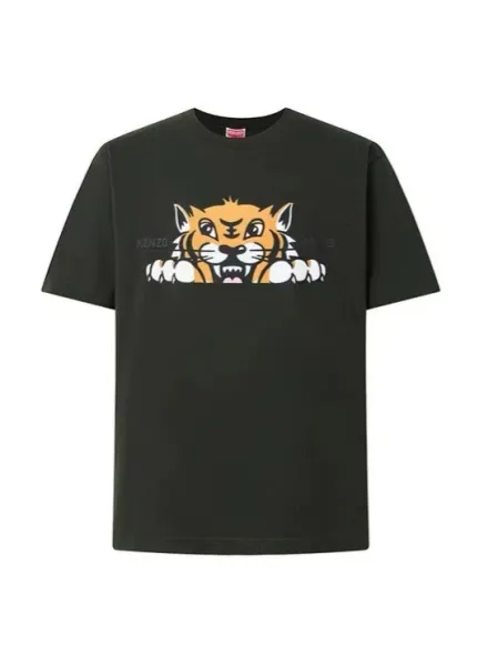 Kenzo Tiger Graphic Black T-Shirt - 1