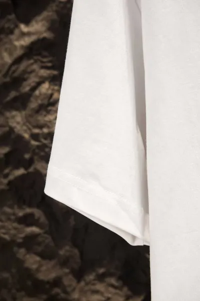 Dior x Stone Island Logo Print White T-Shirt - 48