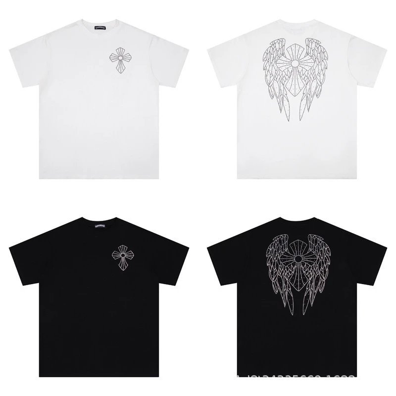Chrome Hearts Floral Cross Logo White T-Shirt - 23