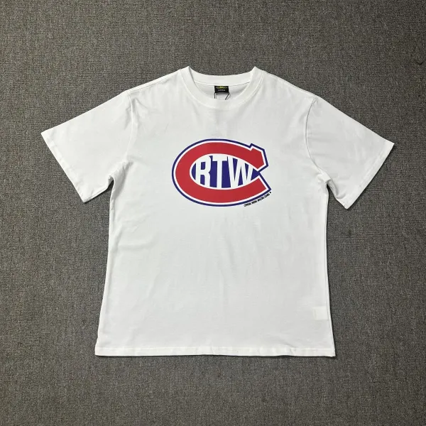 Design Scribble Logo Graphic T-Shirt White Tops.t Shirts - 8