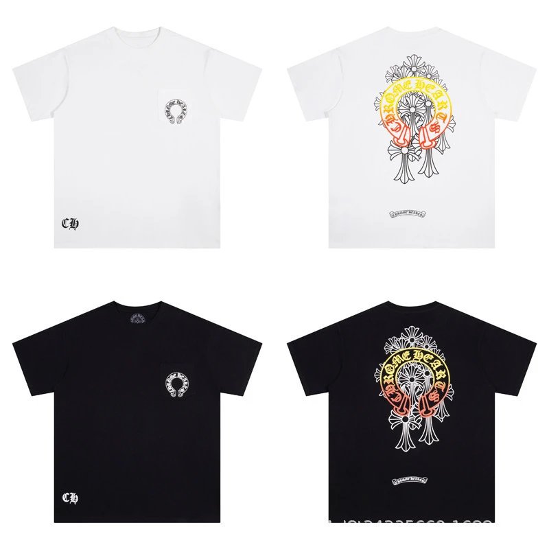 Chrome Hearts Floral Cross Logo White T-Shirt - 31