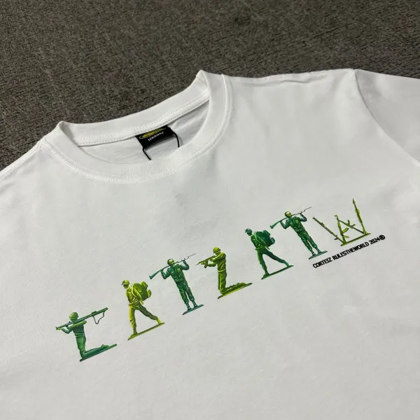Design Scribble Logo Graphic T-Shirt White Tops.t Shirts - 14