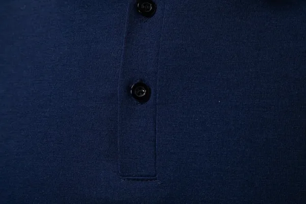 Design Classic Polo Black with White Patterned Collar and Cuffs Tops.polo - 20