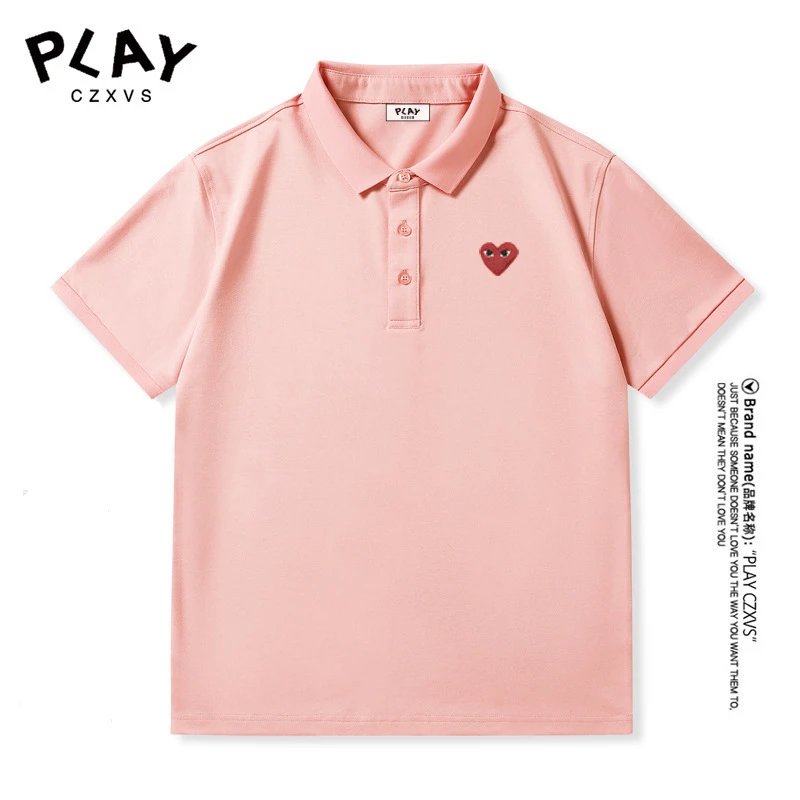 Comme des Garçons Play Red Heart Black Polo Polo Shirt - 4