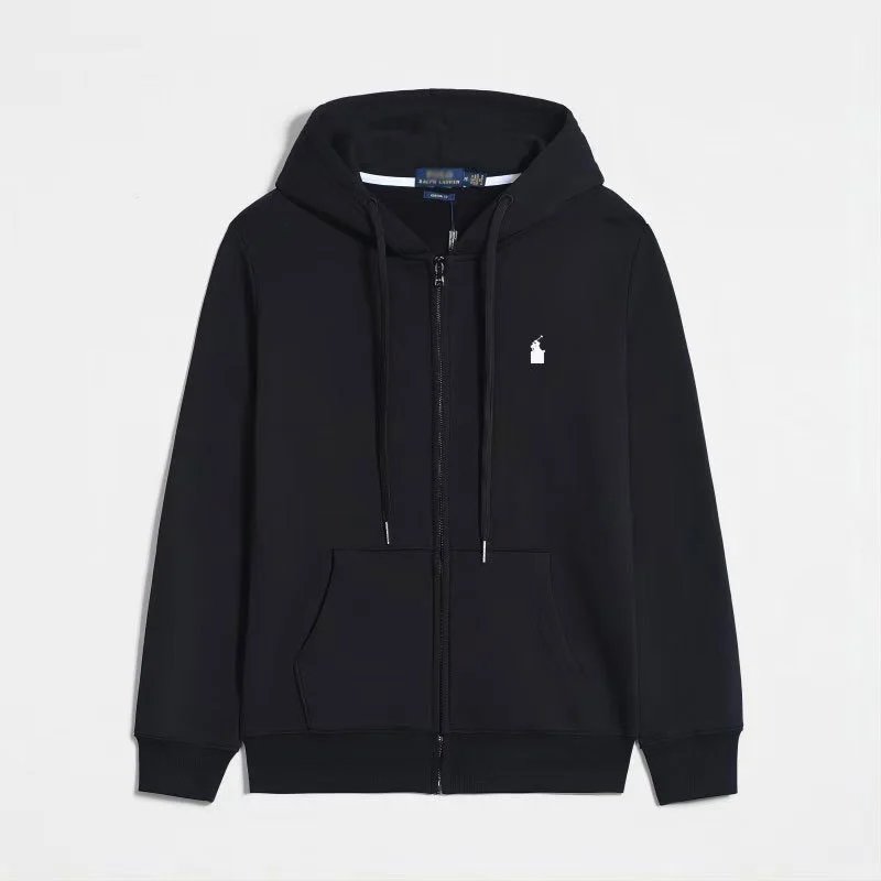 Polo Ralph Lauren Full-Zip Hoodie Charcoal Gray Hoodie - 4