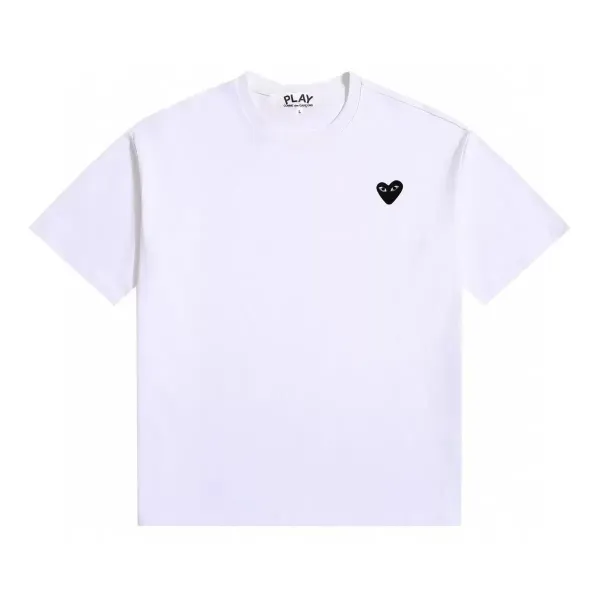 Comme des Garçons Play Heart Logo Yellow T-Shirt - 10