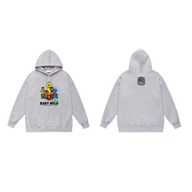 A Bathing Ape x Sesame Street Baby Milo Hoodie Black - 41