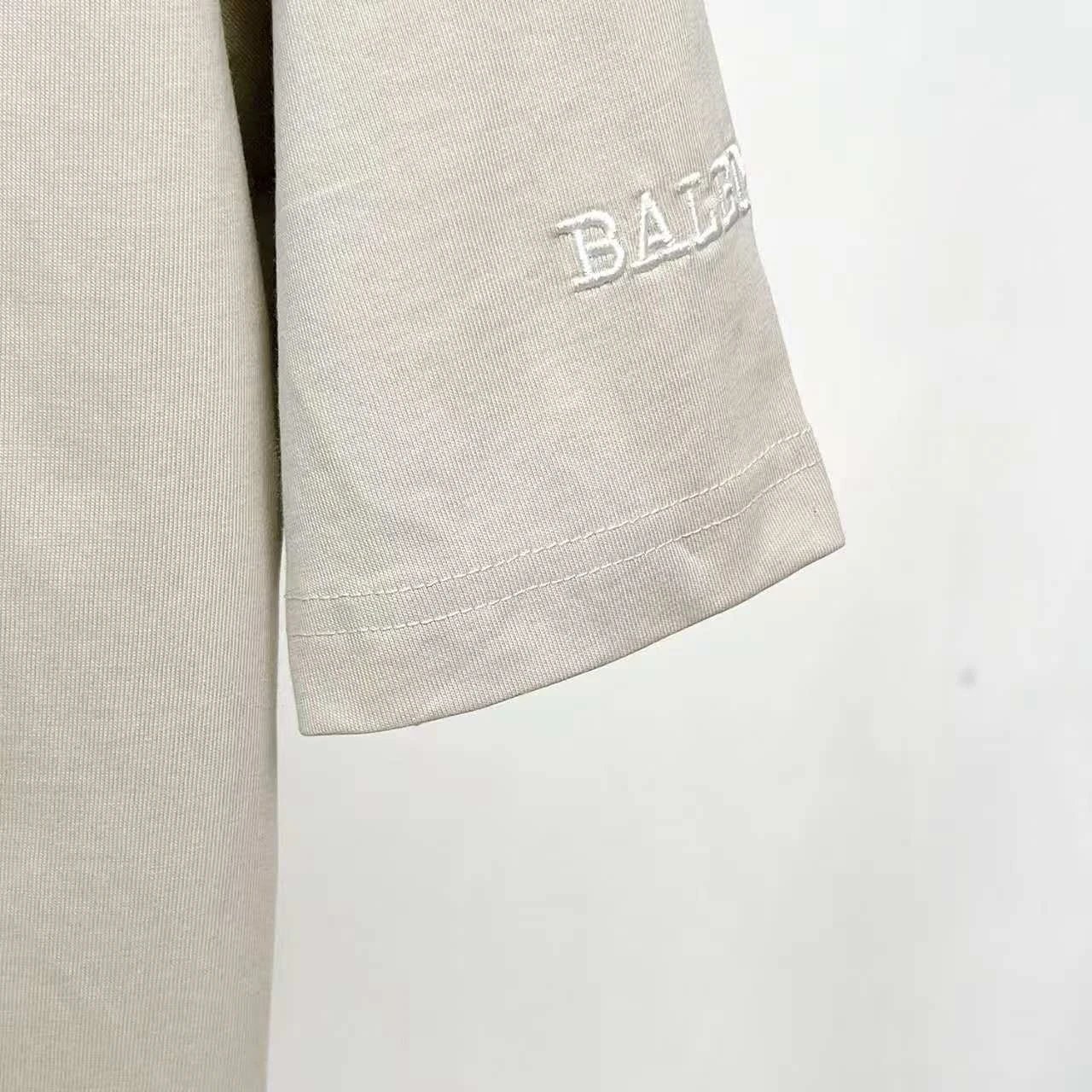 Balenciaga Logo V-Neck Jersey Navy - 20