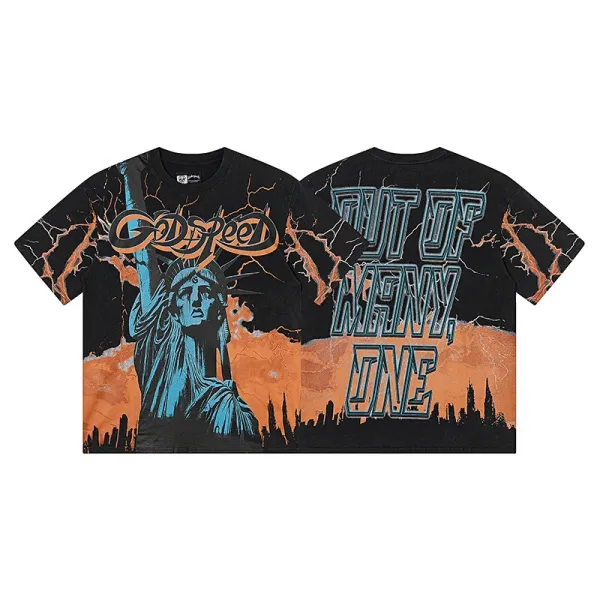 Godspeed Out of Many, One Graphic T-Shirt Black - 1