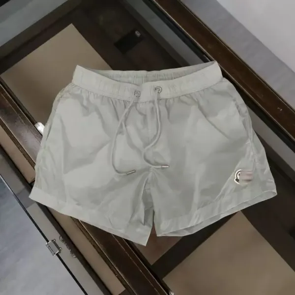 Moncler Swim Shorts Light Gray - 1