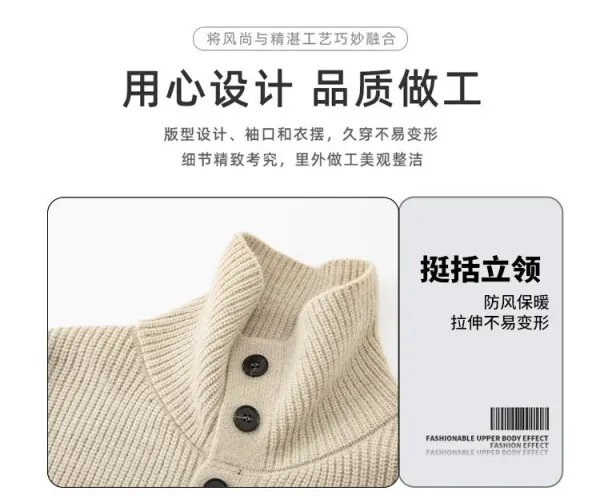 Design Oversized Ribbed Knit Cardigan with Gradient Wash Gray Outerwear.cardigan - 6