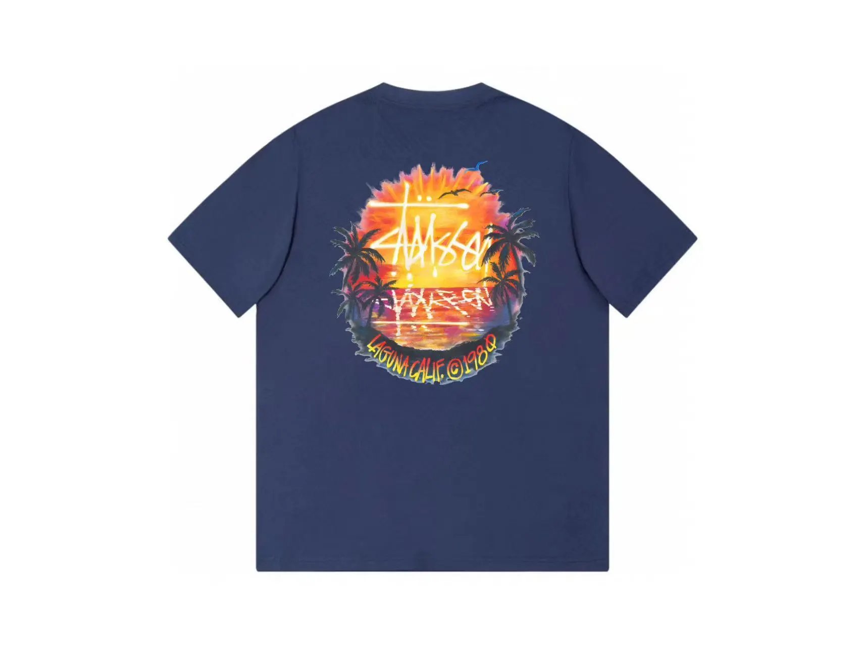Stussy Liquid Logo Black T-Shirt - 13