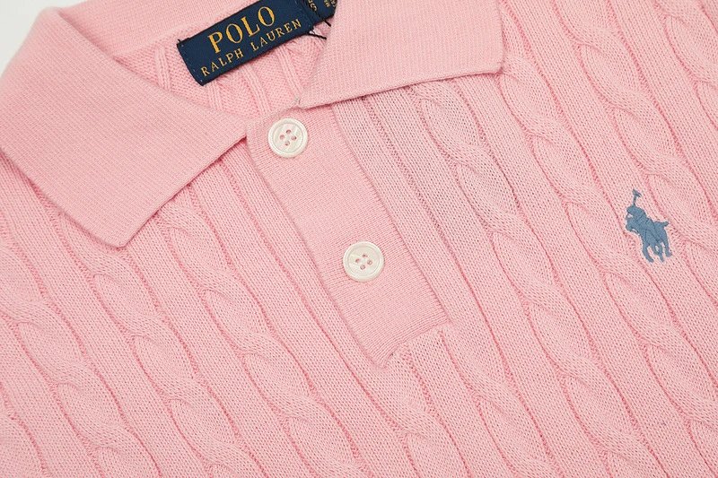 Polo Ralph Lauren Cable Knit Polo White Polo Shirt - 4