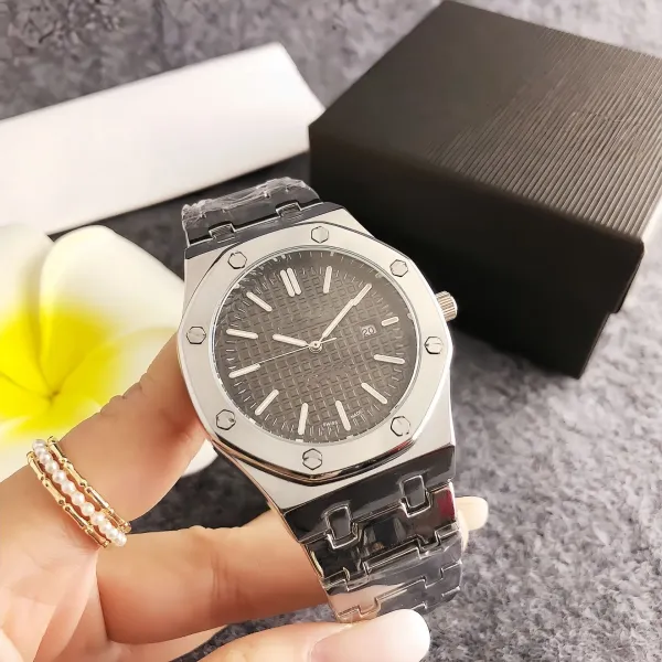 Audemars Piguet Royal Oak White Dial Silver Watch Watches - 5