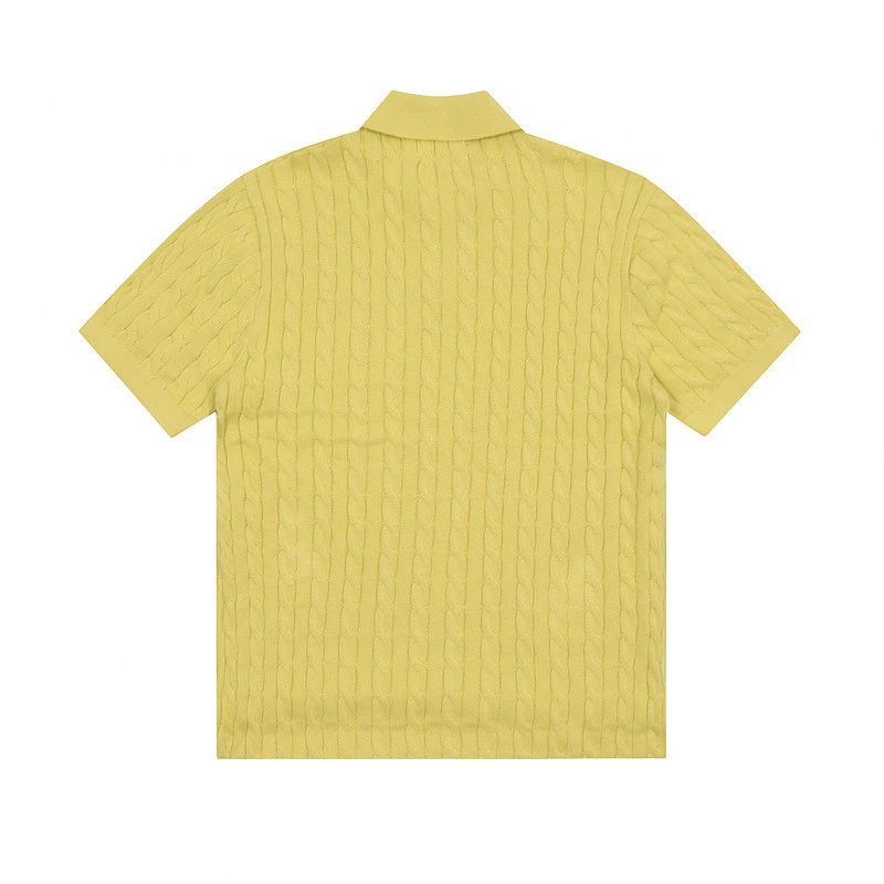 Polo Ralph Lauren Cable Knit Polo White Polo Shirt - 25