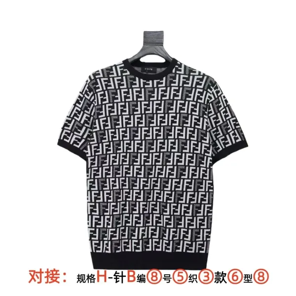Fendi Monster Eyes Logo T-Shirt Black - 3