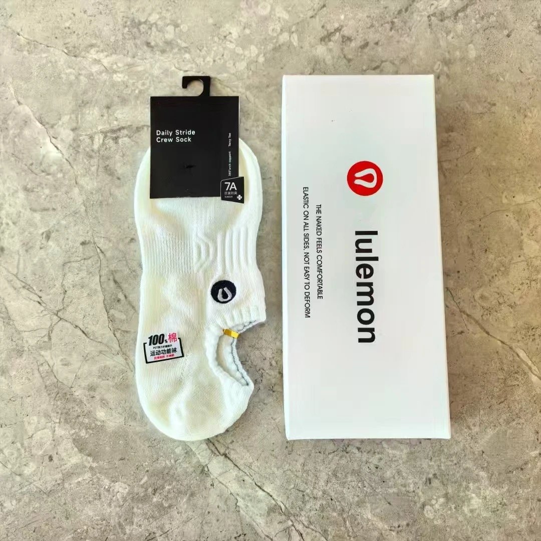 Lululemon Daily Stride Crew Sock White - 6