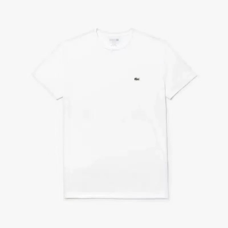 Lacoste Classic Croc Logo T-Shirt Pale Yellow - 2