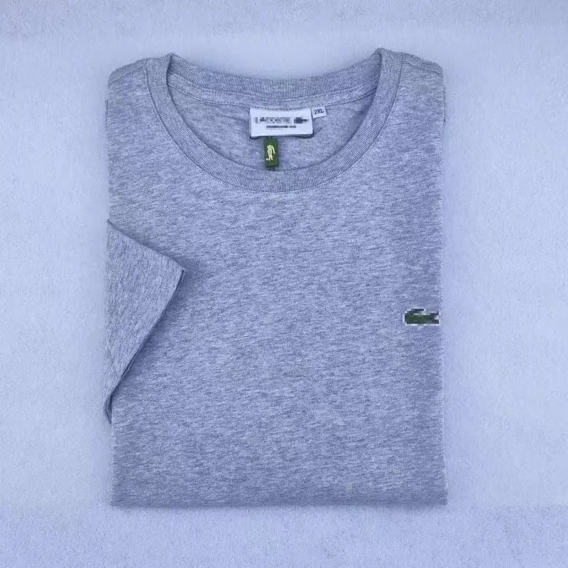 Lacoste Classic Croc Logo T-Shirt Pale Yellow - 8