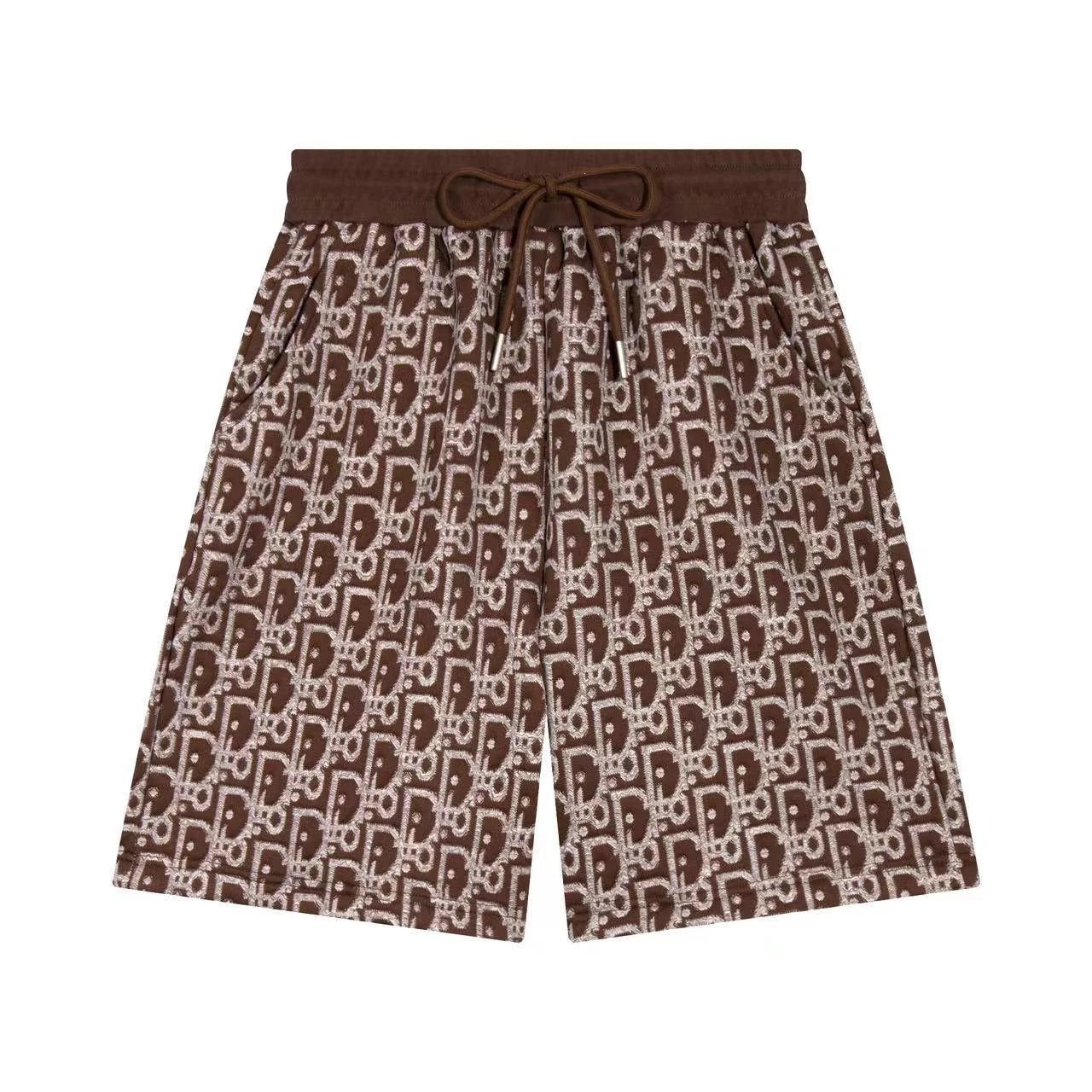 Dior Oblique Jacquard Shorts Brown - 21