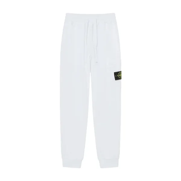 Stone Island Logo Patch Sweatpants Light Blue - 10
