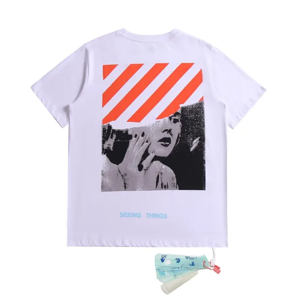 Off-White Seeing Things Print T-Shirt White - 1