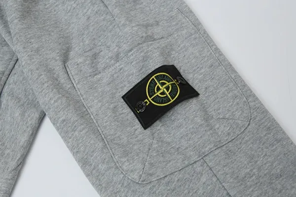 Stone Island Logo Patch Sweatpants Light Blue - 20