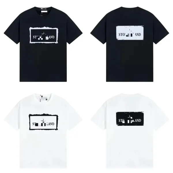 Design Abstract Graphic Print Black T-Shirt - 47