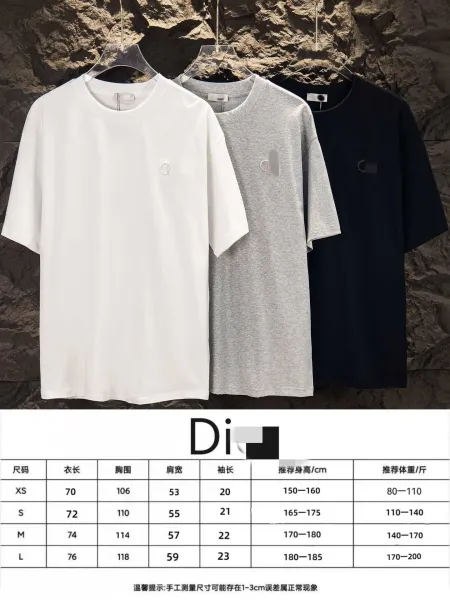 Dior x Stone Island Logo Print White T-Shirt - 13