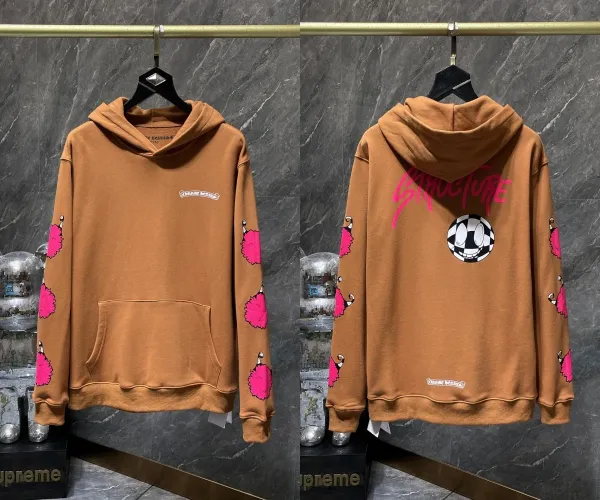 Chrome Hearts Spiderweb Hoodie Pink - 48