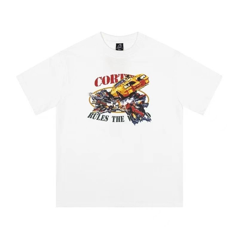 Corteiz Rules The World White T-Shirt - 14