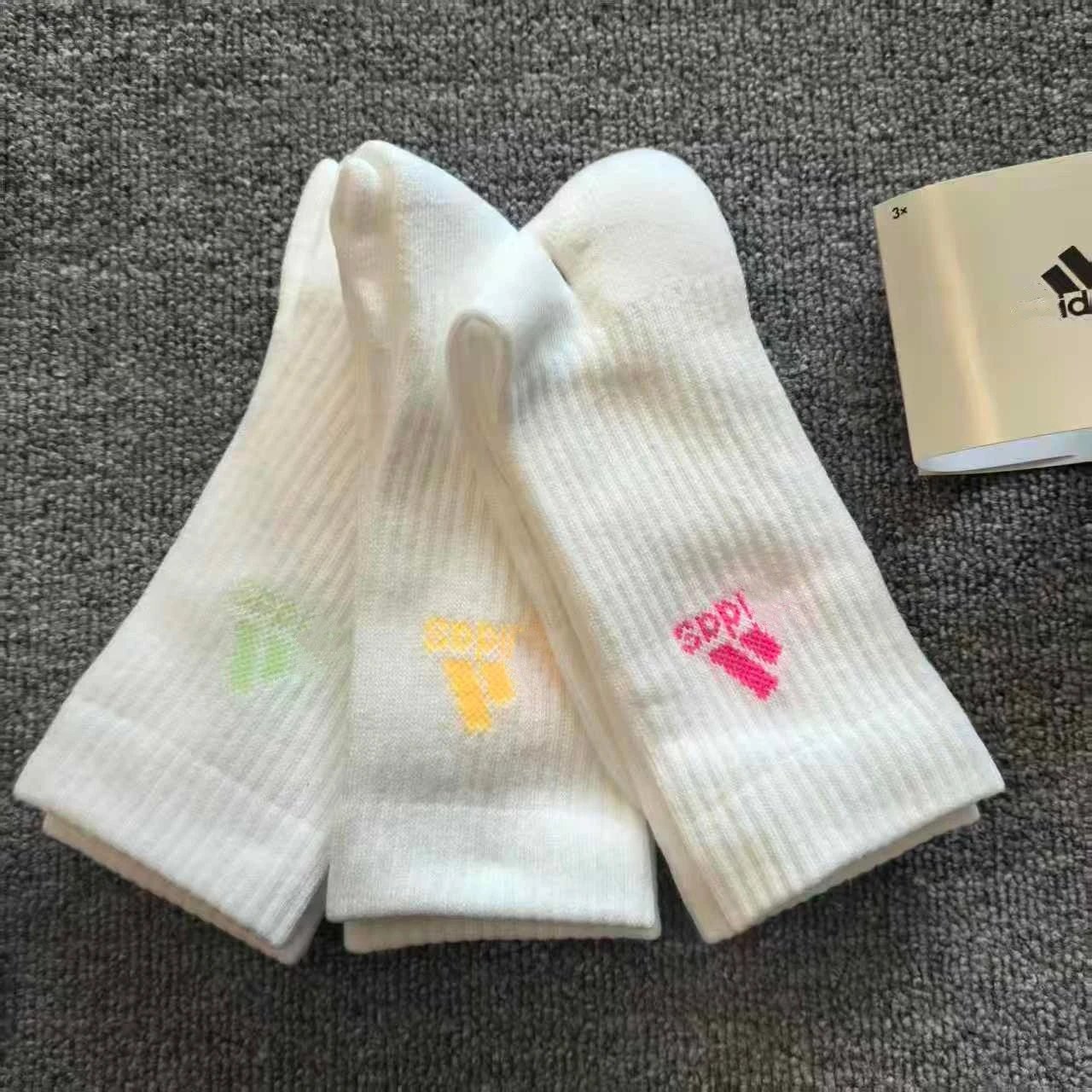 Adidas Crew Socks White - 3
