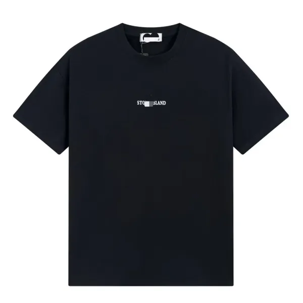 Design Abstract Graphic Print Black T-Shirt - 6