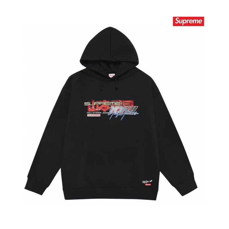 Supreme Firecracker Graphic Hoodie Gray - 19