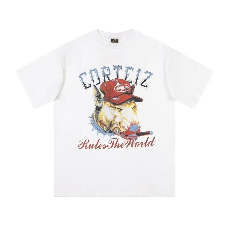 Corteiz Rules The World White T-Shirt - 11