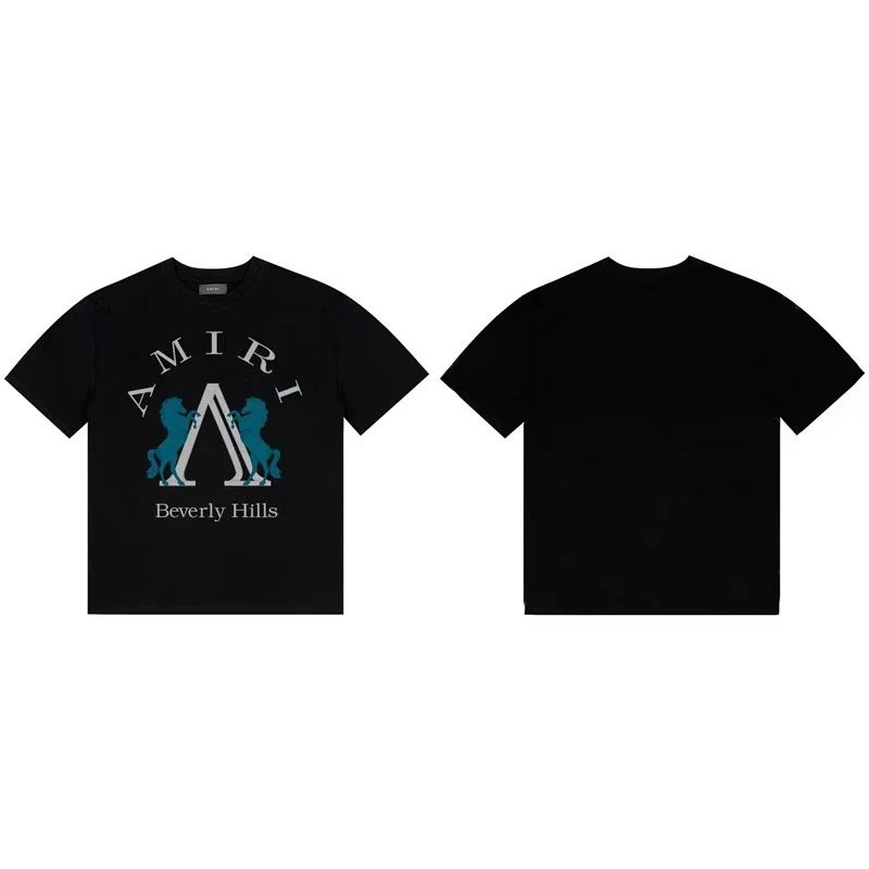 Amiri Architectural Print Black T-Shirt - 19