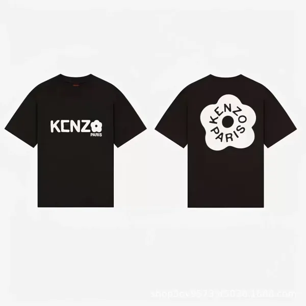 Kenzo Flower Logo Black T-Shirt - 20