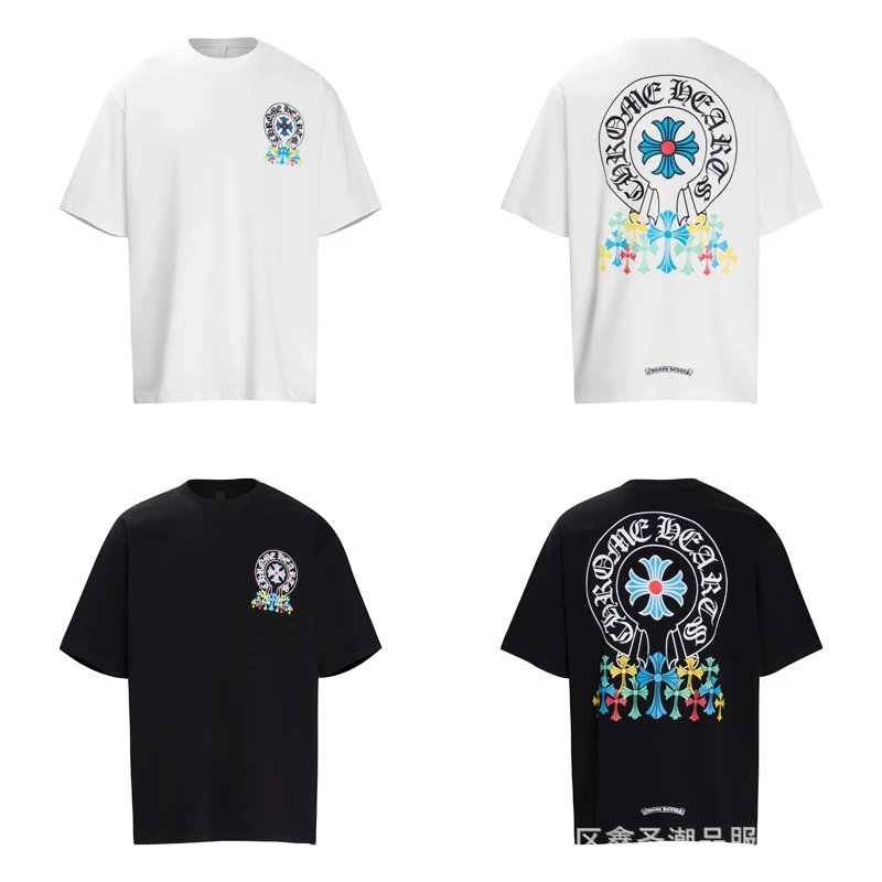 Chrome Hearts Scroll Banner White T-Shirt - 12