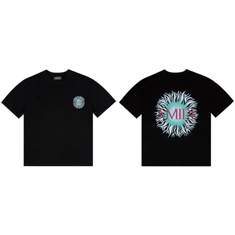 Amiri Architectural Print Black T-Shirt - 36