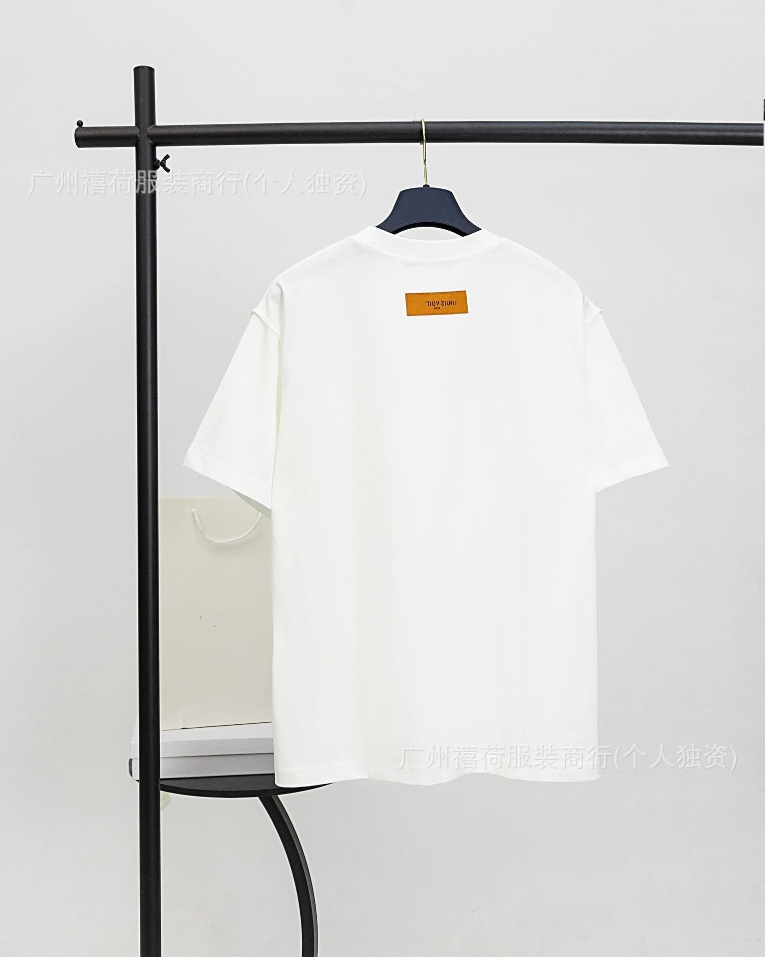 Louis Vuitton Embossed LV Logo T-Shirt Light Blue - 6