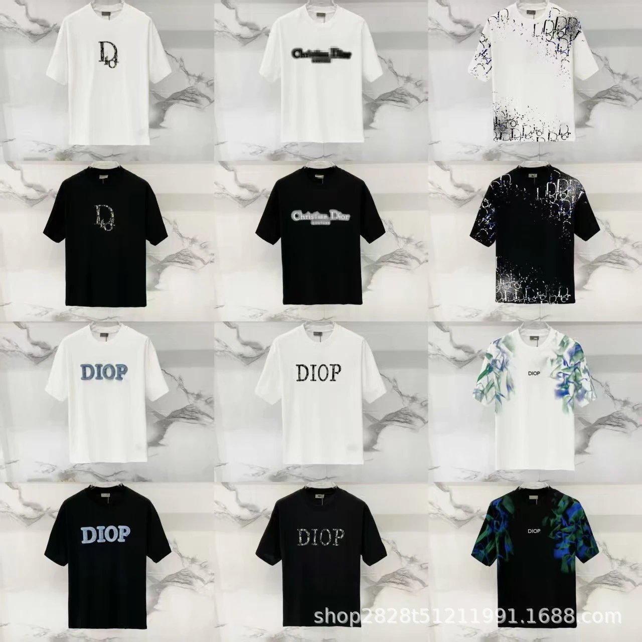 Dior Oblique Logo T-Shirt White - 6
