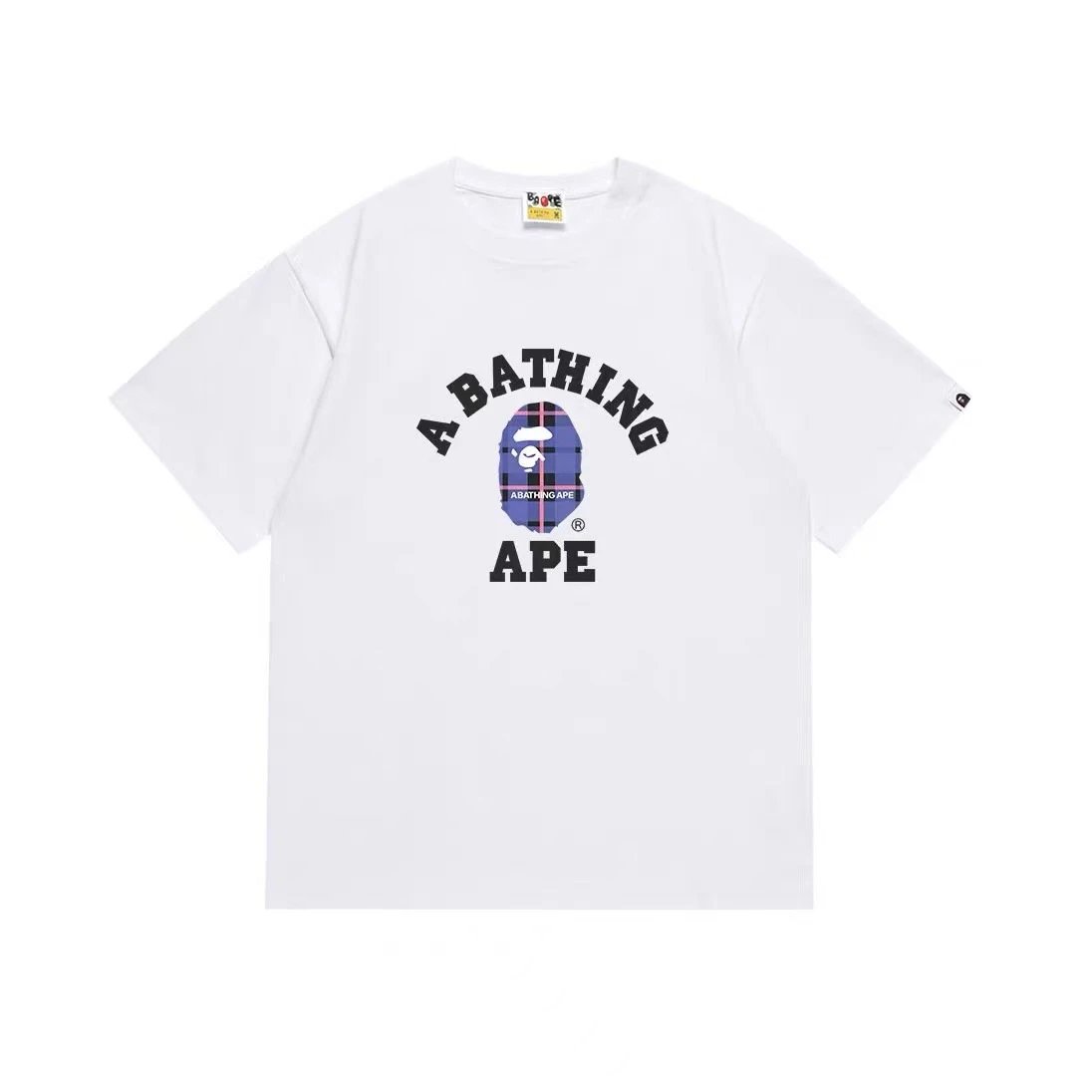 A Bathing Ape x PUBG Mobile Together Strong Camo Print White T-Shirt - 15