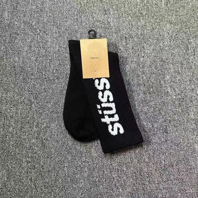 Stussy Stüssy Logo Sock Black Socks - 1