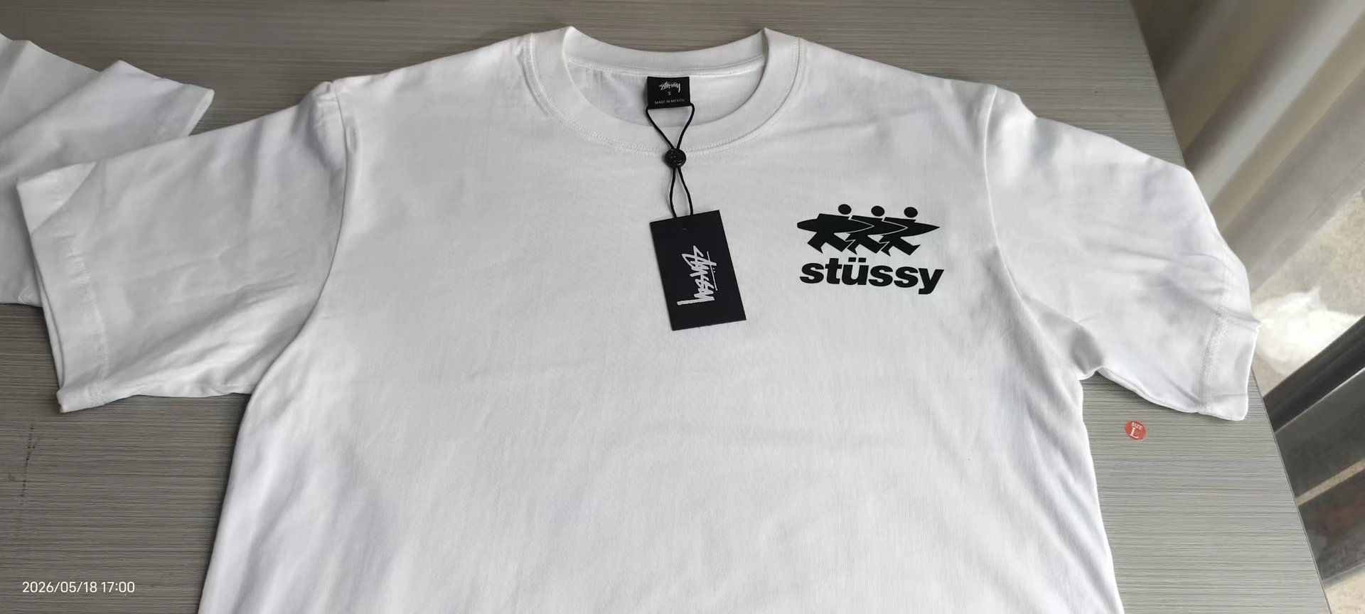Stussy Skull Cyclist Graphic T-Shirt Black - 5