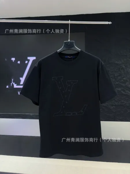 Louis Vuitton LV Monogram Dot Outline T-Shirt Black - 1