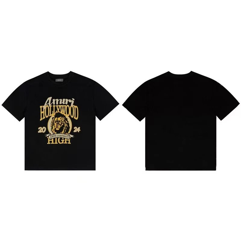 Amiri Architectural Print Black T-Shirt - 38
