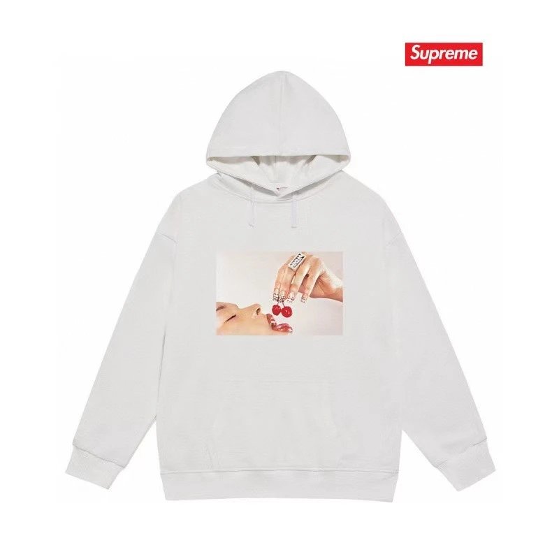 Supreme Firecracker Graphic Hoodie Gray - 24